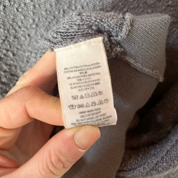 Free People Bubble Knit Crewneck Sweater — Heather Gray - Picture 4 of 4